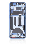 OLED-Display mit Rahmen für OnePlus 7T (Original OEM) (Glacier Blue)