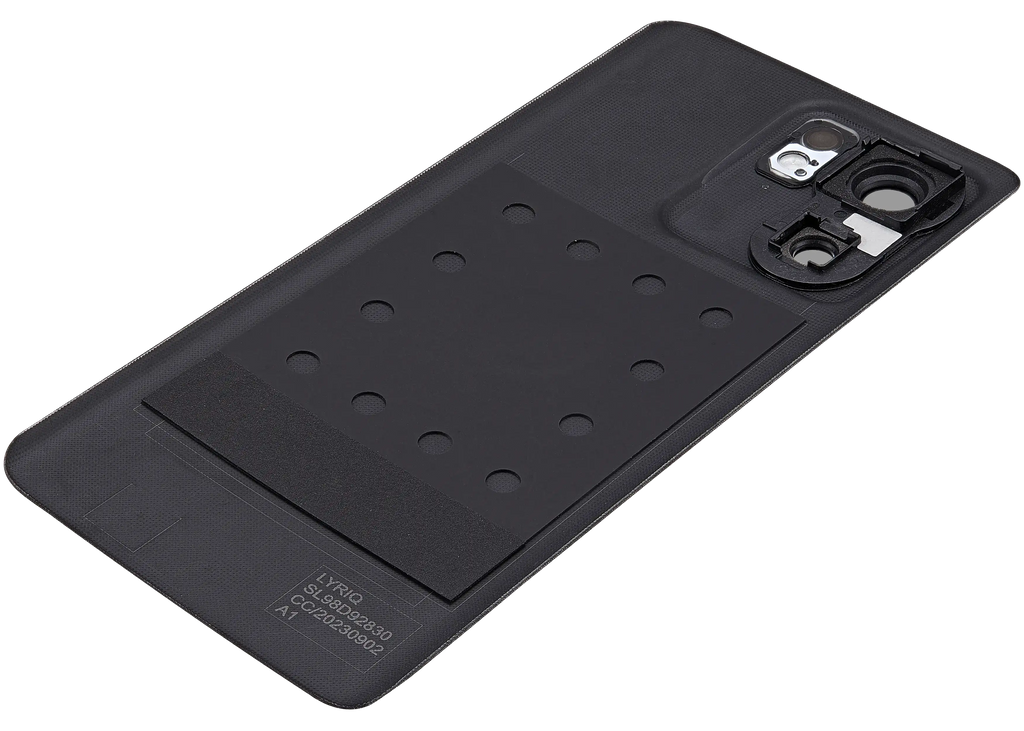 Backcover Glass für Motorola Edge 40 (XT2303-2 / 2023) (Premium) (Eclipse Black)