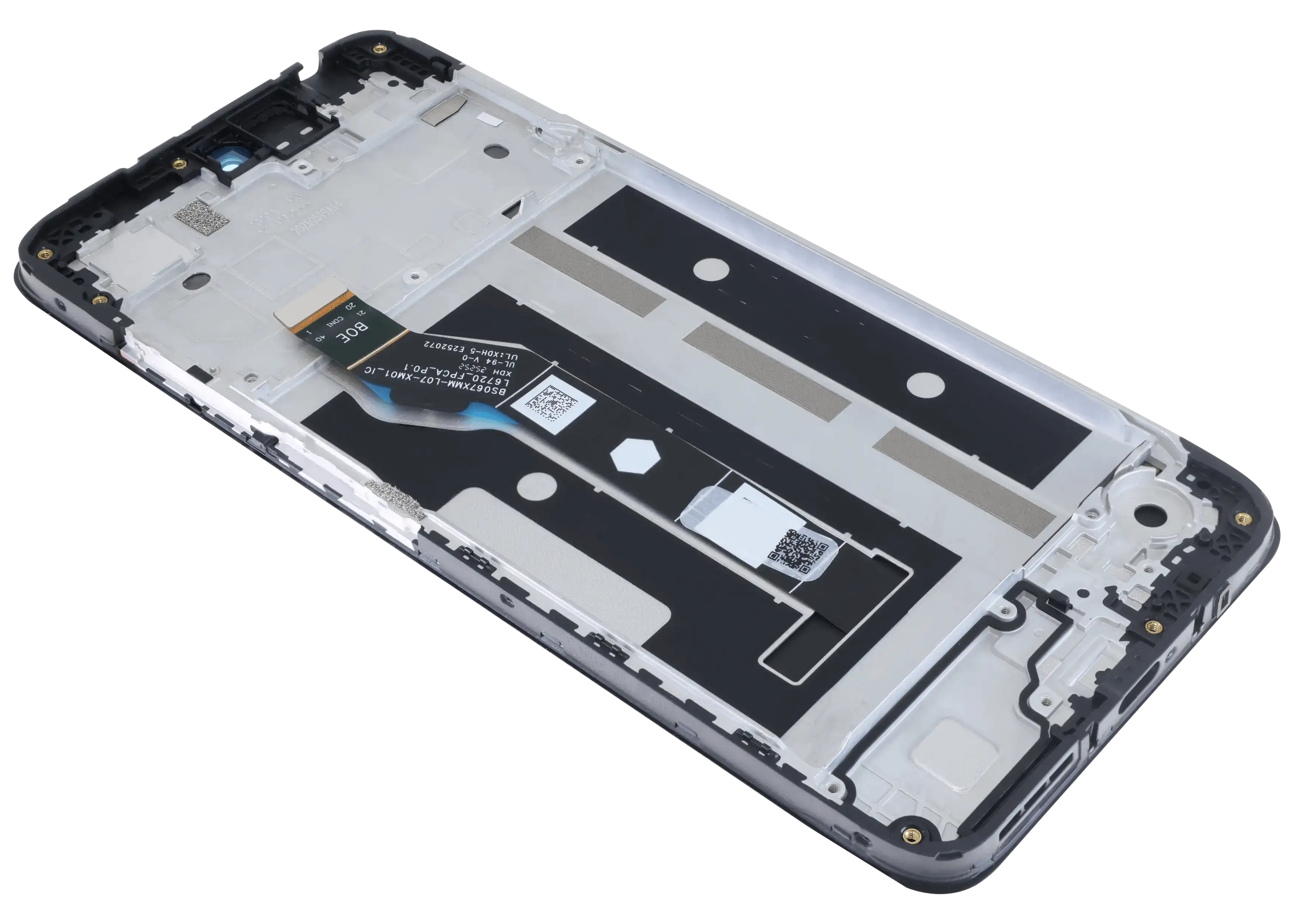 LCD-Display mit Rahmen für Motorola Moto G15 (XT2521 /2025) (Original OEM) (Alle Farben)
