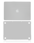 2 in 1 (Top and Bottom) Skin für MacBook Pro 13" A2251 (2020) (Silber)