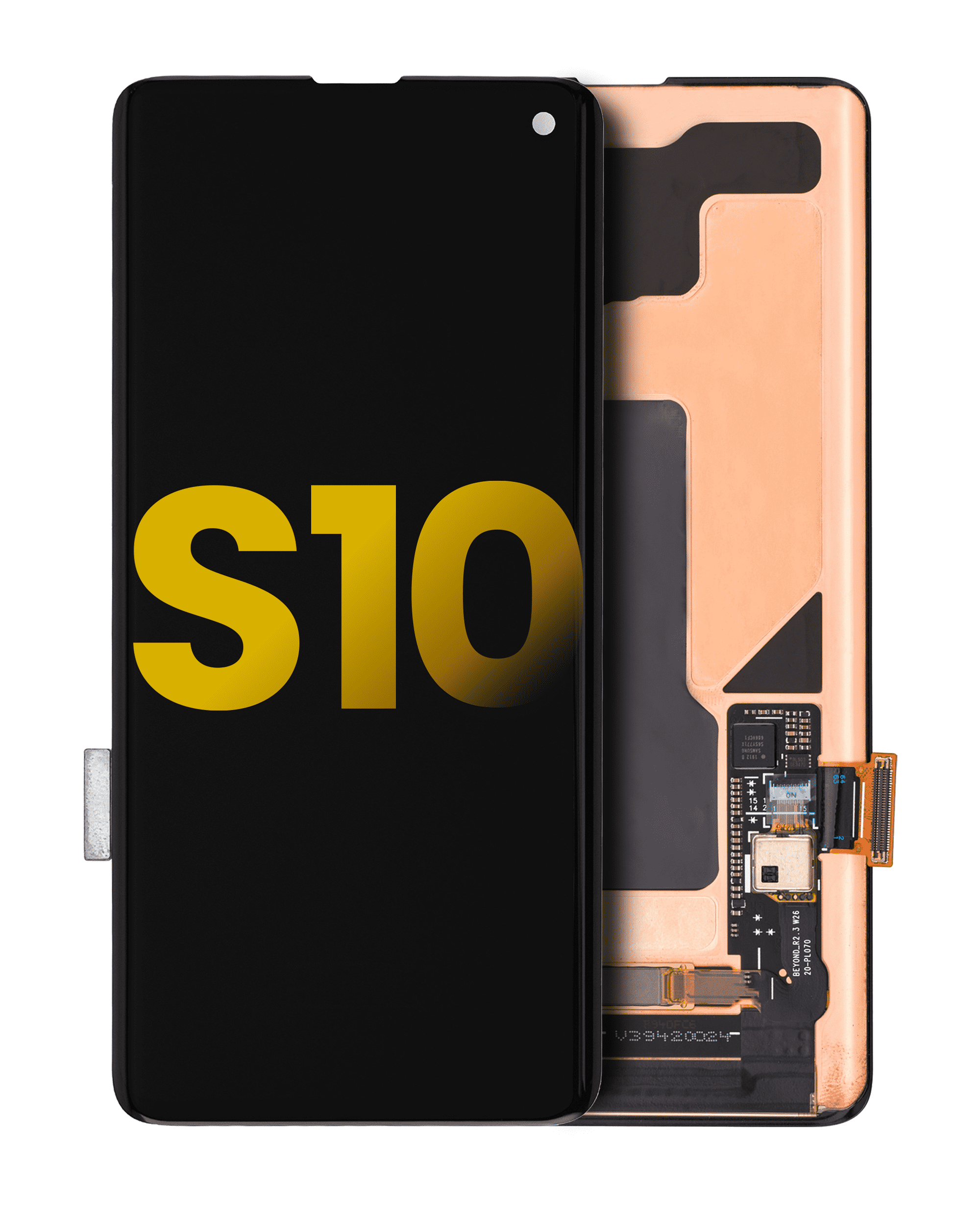 OLED-Display ohne Rahmen für Samsung Galaxy S10 (Refurbished) (Alle Farben)