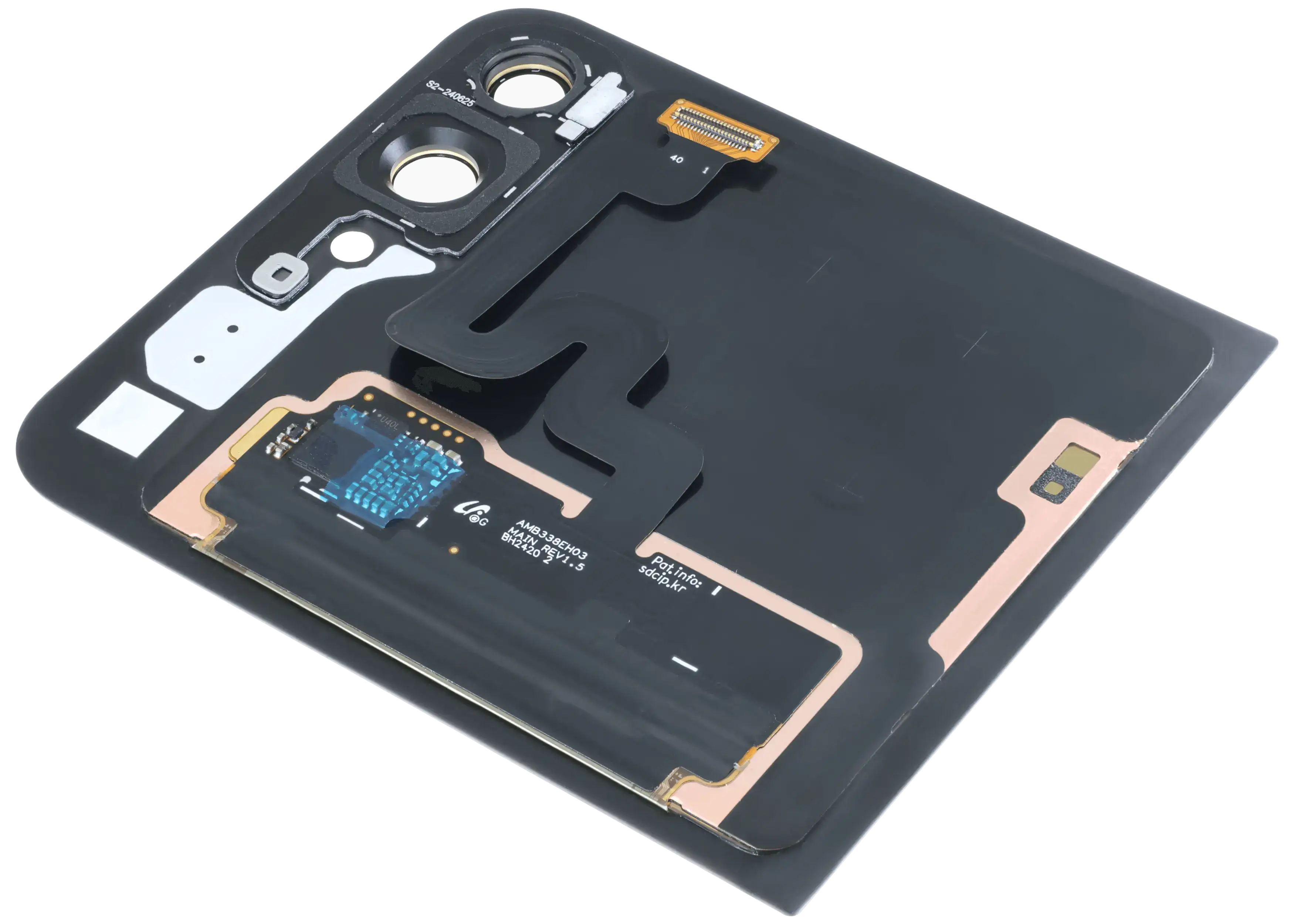 Outer OLED-Display für Samsung Galaxy Z Flip 6 5G (US & International) (gebrauchter OEM-Ausbau, Qualität A/B) (Gelb)
