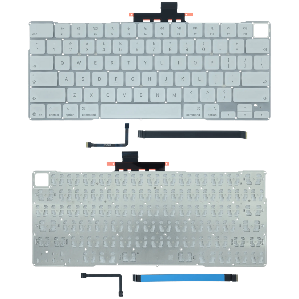 Keyboard (ANSI US) (Touch ID) für MacBook Neo (2026) (Original OEM) (Silber)