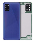 Backcover Glass mit Camera Lens für Samsung Galaxy A31 (A315 / 2020) (Service Pack) (Blau)