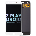 LCD Display without Frame for Motorola Moto Z Play Droid (XT1635-01 / 2016) (Original OEM) (White)
