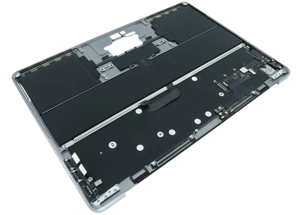 Top Case mit Keyboard (ANSI US) für MacBook Air 13" A2681 (2022) (gebrauchter OEM-Ausbau, Qualität A) (Space Grau)