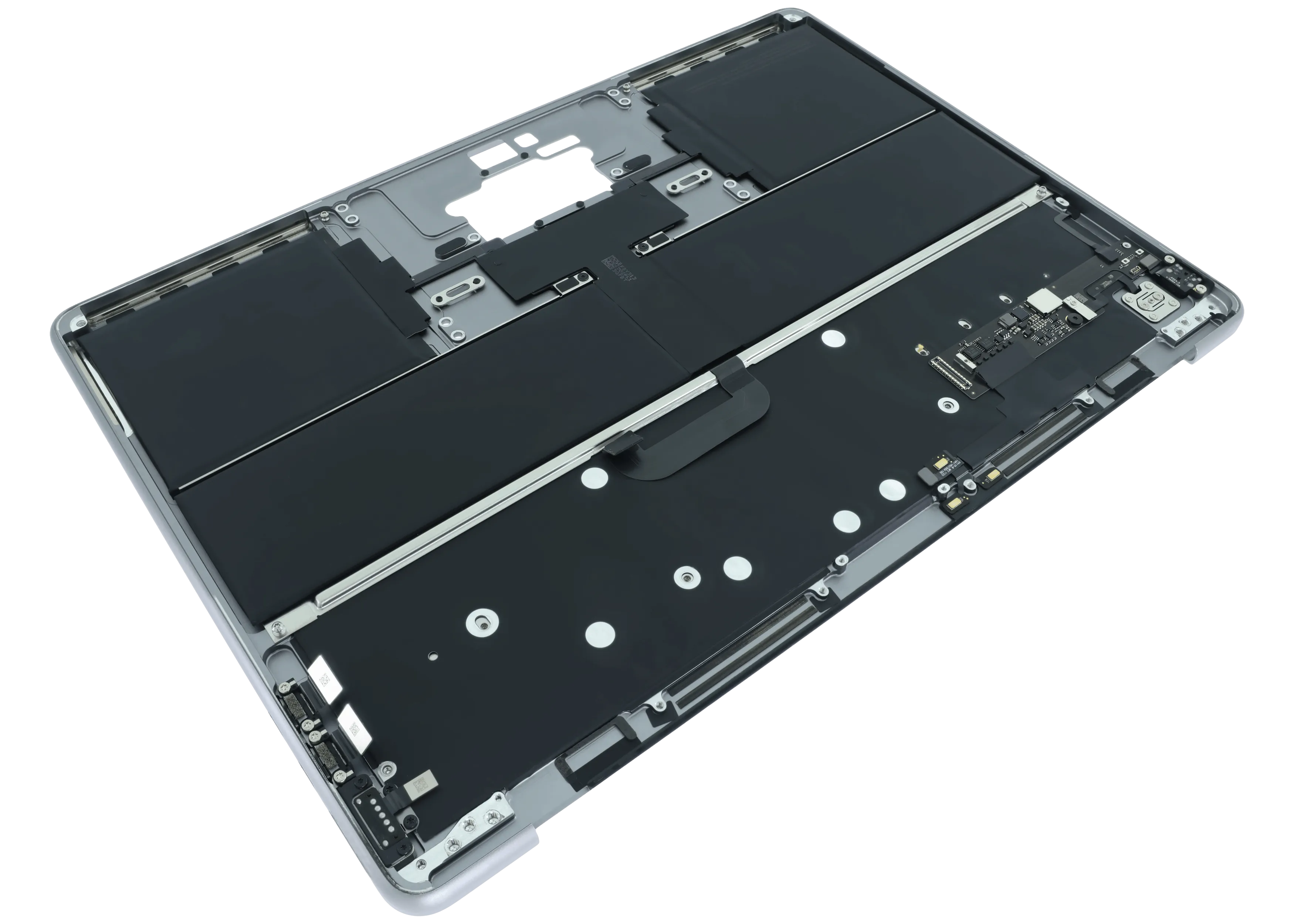 Top Case mit Keyboard (ANSI US) für MacBook Air 13" A2681 (2022) (gebrauchter OEM-Ausbau, Qualität A) (Space Grau)