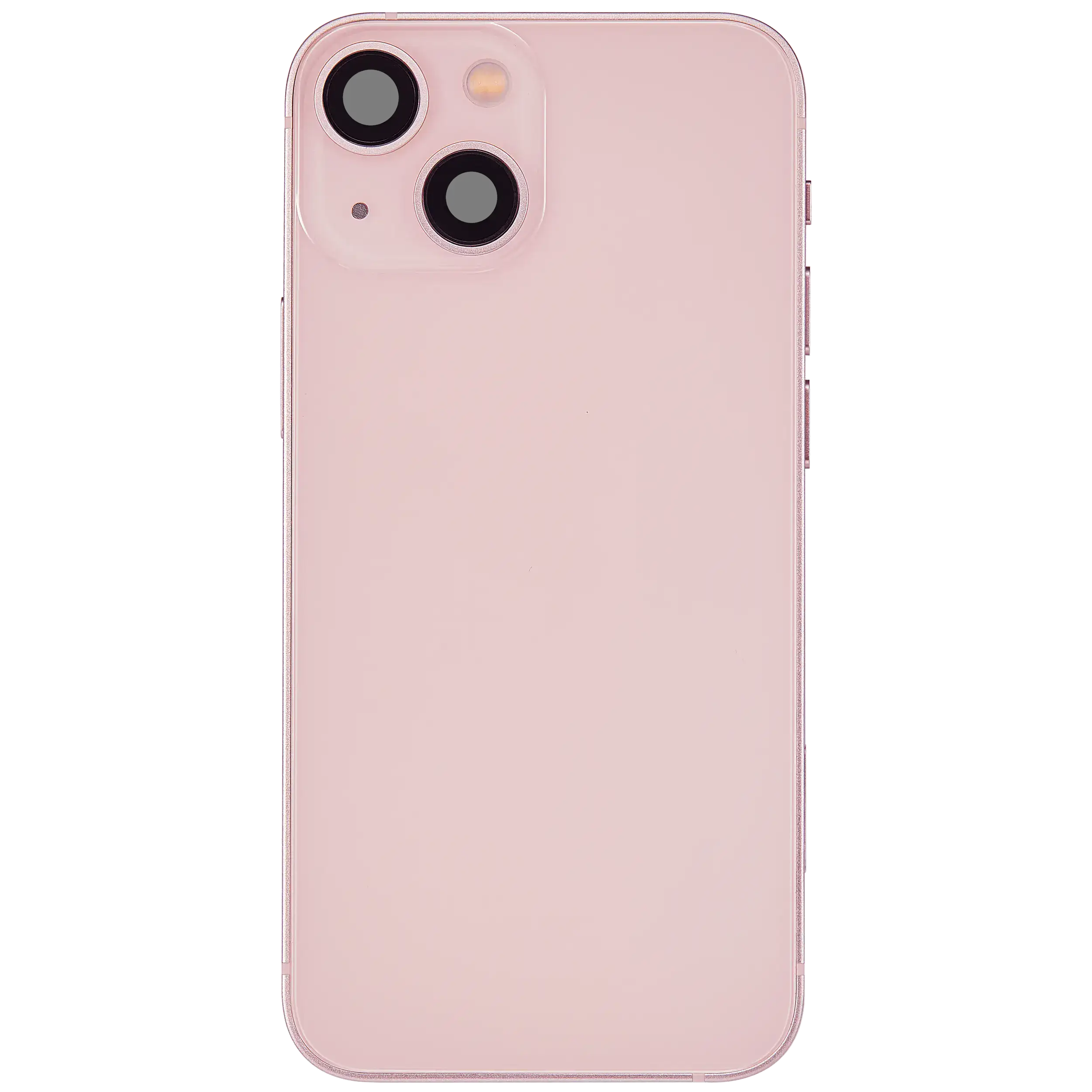 Backcover/Rahmen mit Ladebuchse Flex & Small Parts für iPhone 13 Mini (EU / Global Version) (gebrauchter OEM-Ausbau, Qualität A) (Pink)