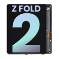 Samsung Galaxy Z Fold 2 5G Inner OLED-Display mit Rahmen Svc Pack Mystic Black