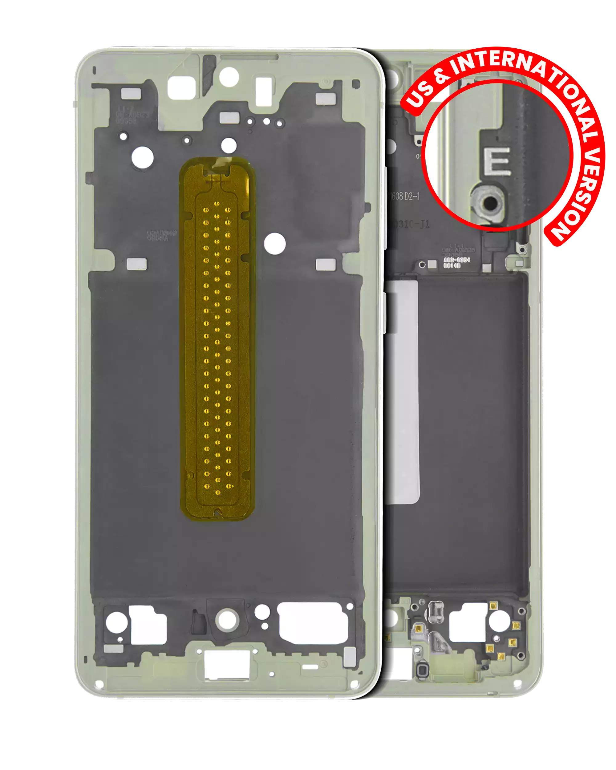 Midframe/Rahmen für Samsung Galaxy S21 FE Olive Premium