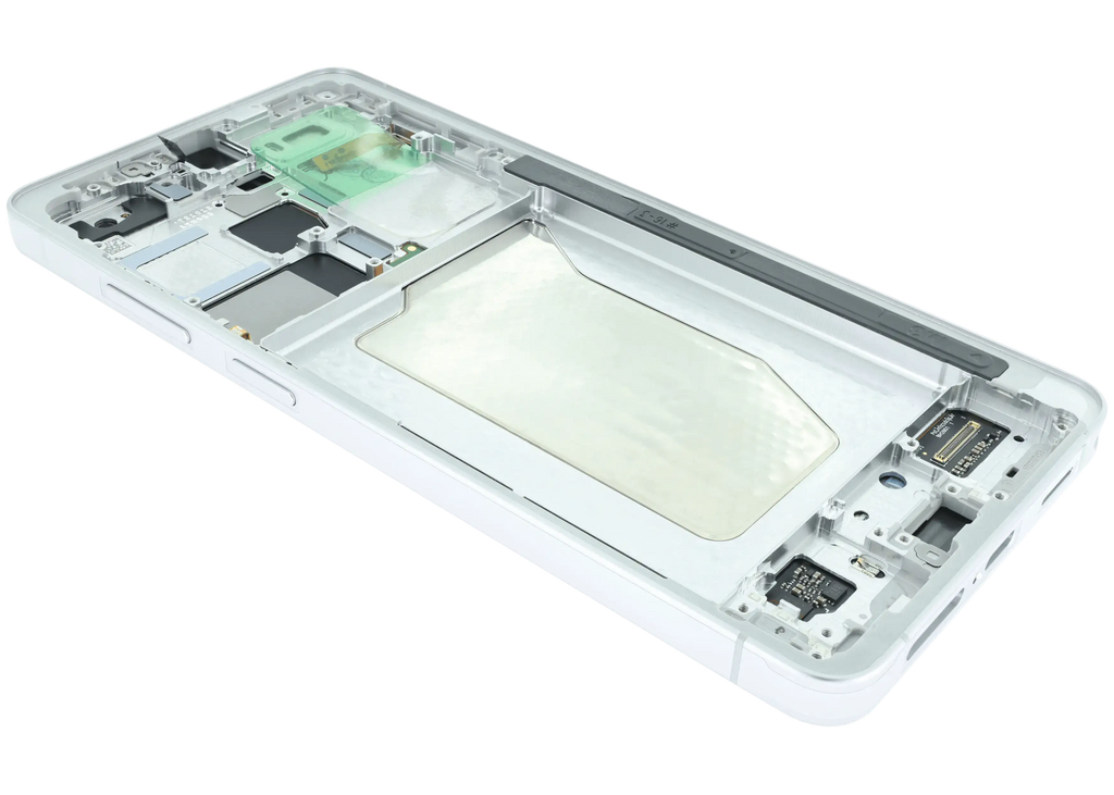 OLED-Display mit Rahmen für Samsung Galaxy S26 Ultra 5G (US & International) (Refurbished) (Weiß)