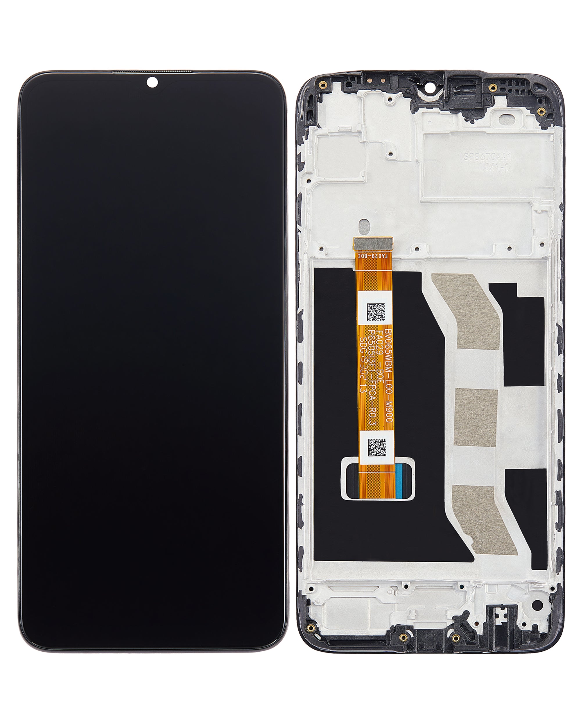 LCD-Display mit Rahmen für Realme C3 (Refurbished) (Alle Farben)