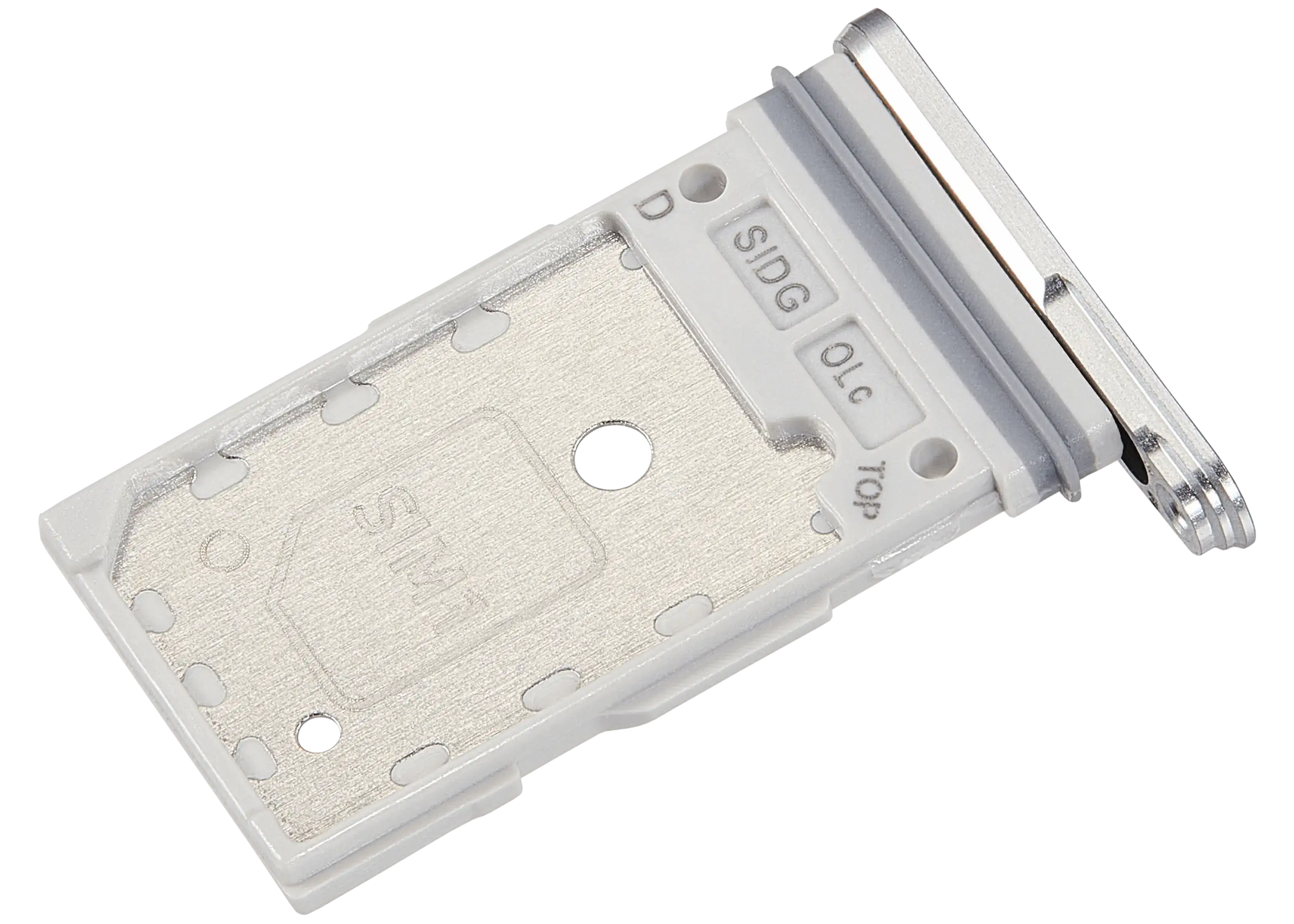 Dual Sim Card Tray für Samsung Galaxy S26 Plus (S947) (Weiß)