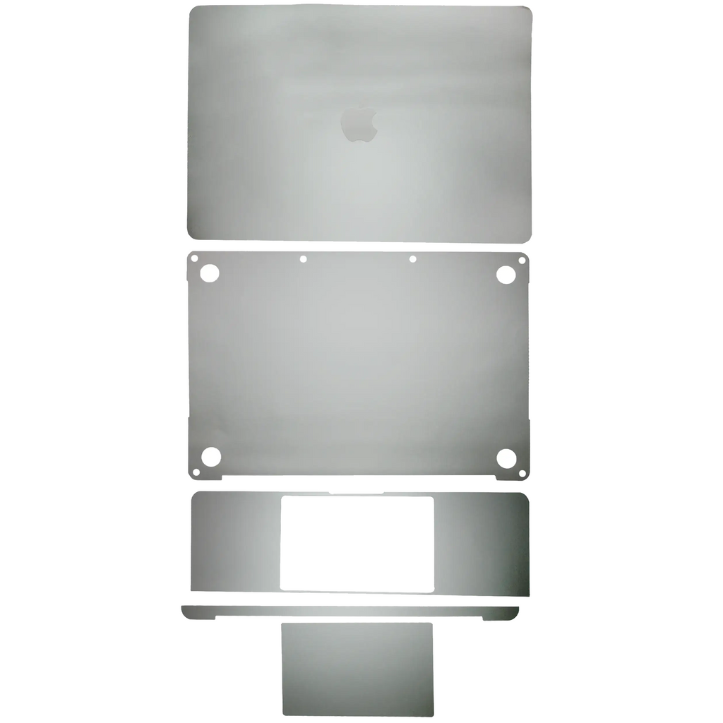 4in1 (Top, Bottom, Keyboard, Trackpad) Skin für MacBook Pro 13" A1989 (2018-2019) / A2159 (2019) / A1706 (2016-2017) (Space Grau)