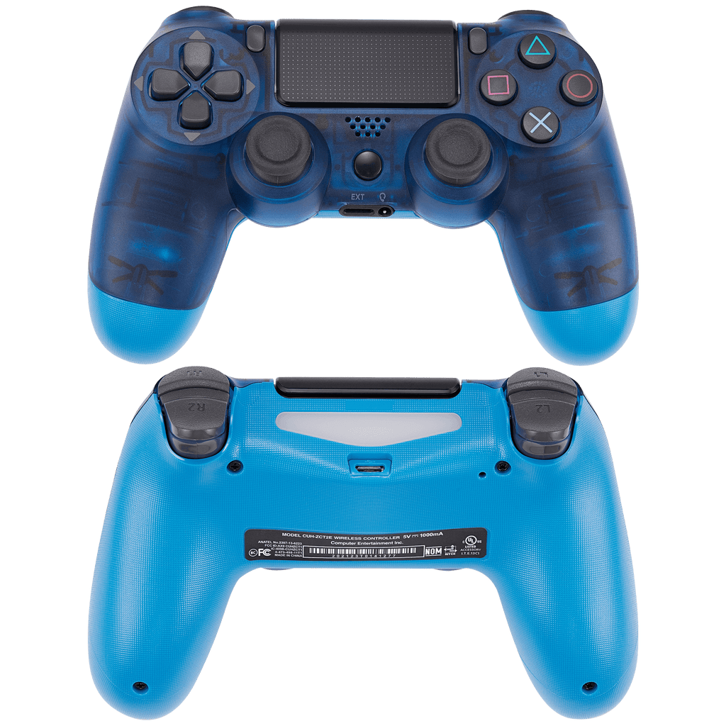 DoubleShock 4 Wired Controller für Playstation 4 (Crystal Blue)