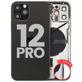 Backcover/Rahmen mit Small Parts für iPhone 12 Pro (US-Version) (gebrauchter OEM-Ausbau, Qualität A) (Graphite)