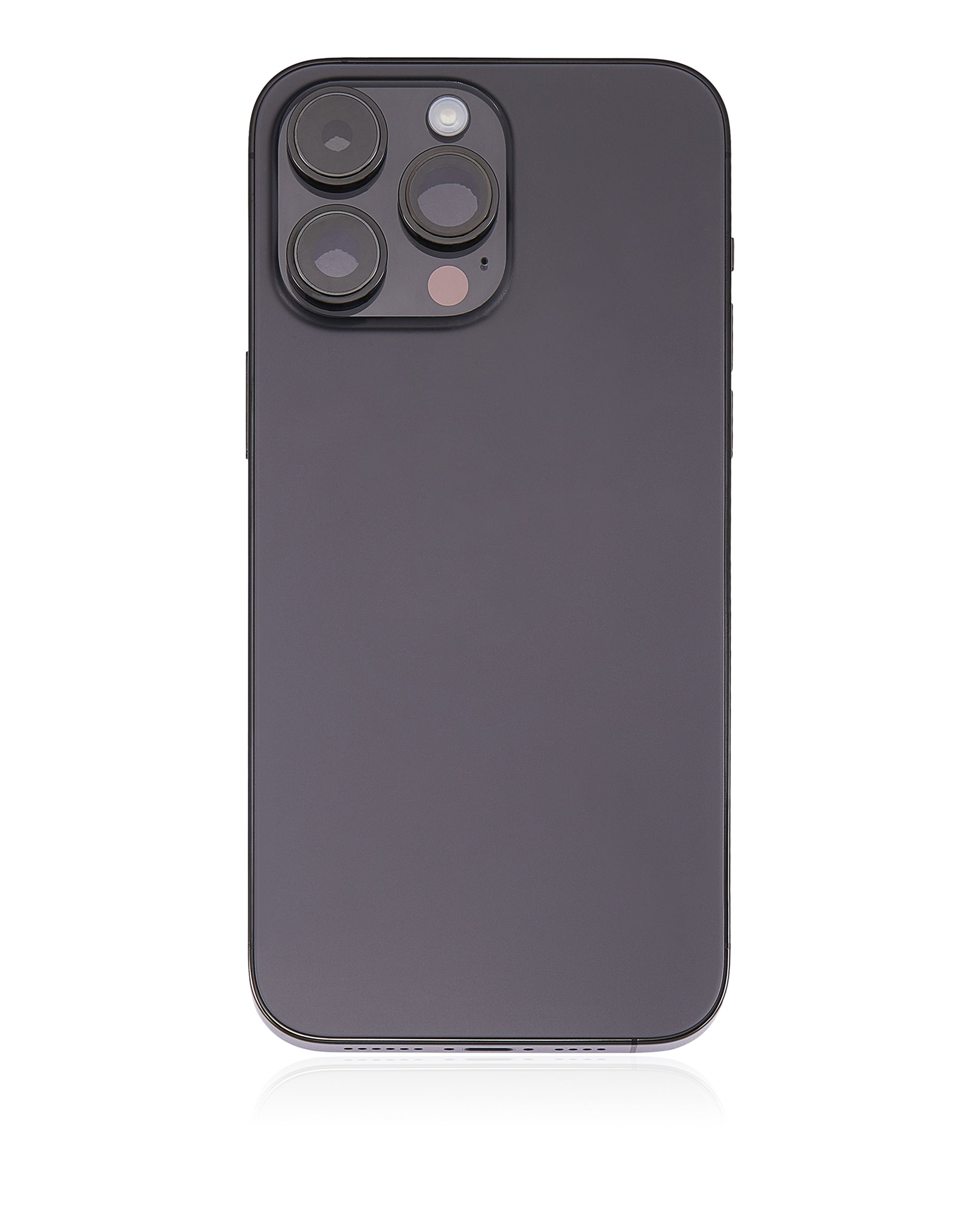 Backcover/Rahmen mit Small Parts für iPhone 14 Pro Max (US-Version) (gebrauchter OEM-Ausbau, Qualität A) (Space Schwarz)