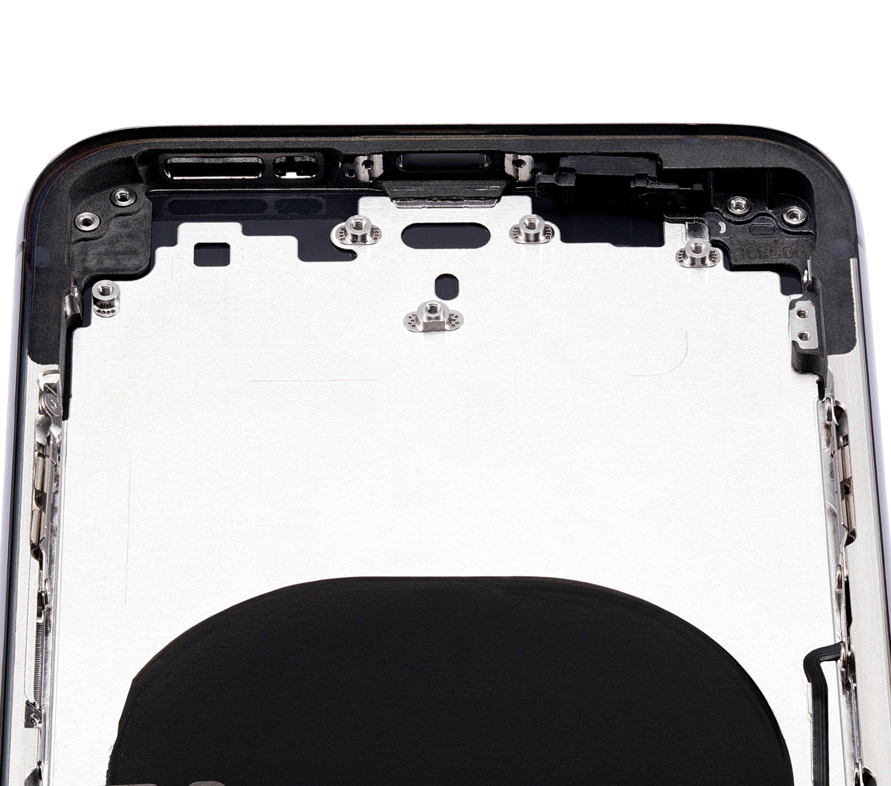 Back Cover/Frame with Pre-installed Small Parts for iPhone XS (No Logo) (Aftermarket Plus) (Space Gray)