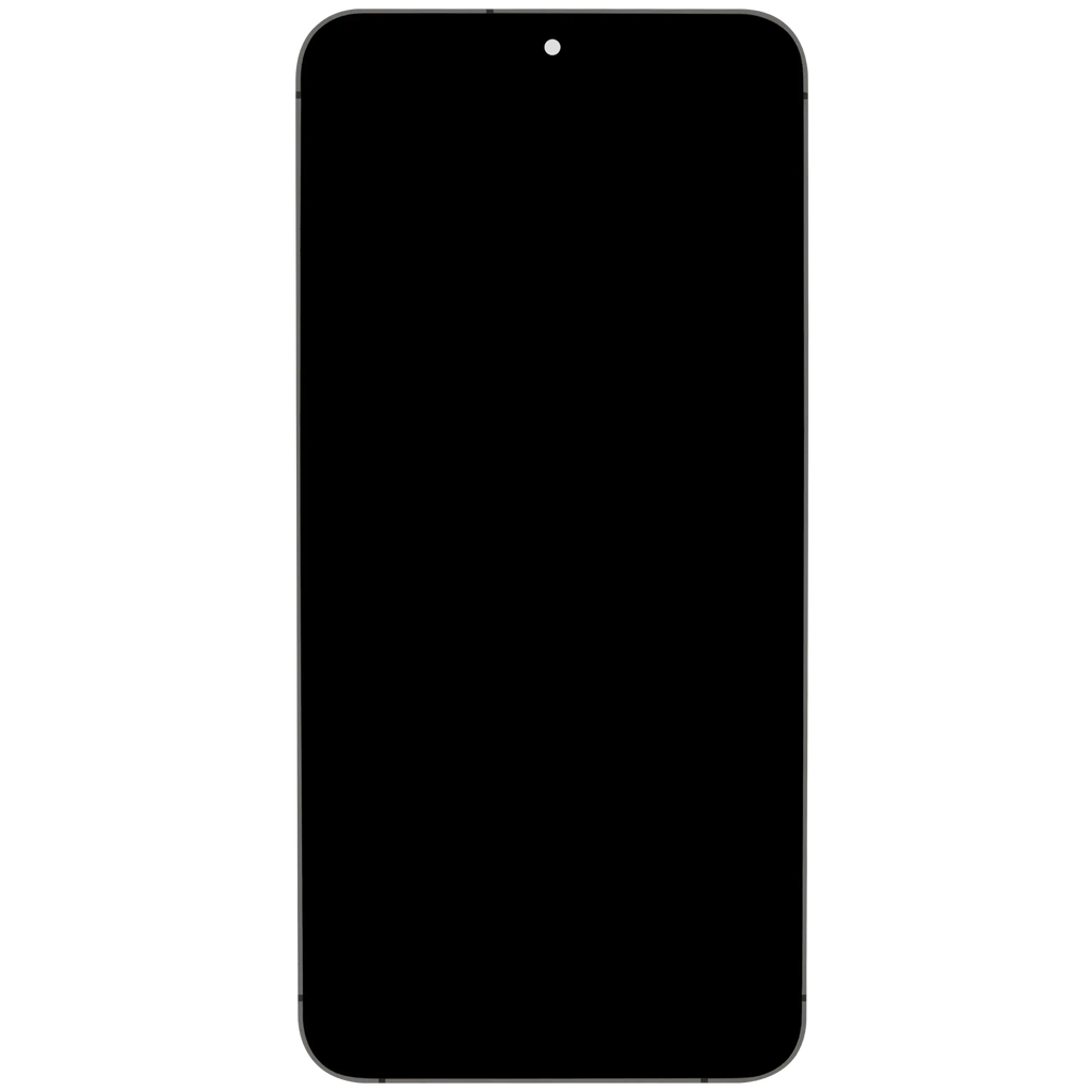 OLED-Display mit Rahmen für Samsung Galaxy S24 Plus (gebrauchter OEM-Ausbau, Qualität B) (Amber Yellow)