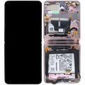 Inner OLED-Display für Samsung Galaxy Z Flip 5G (US & International) (gebrauchter OEM-Ausbau, Qualität A) (Mystic Bronze)