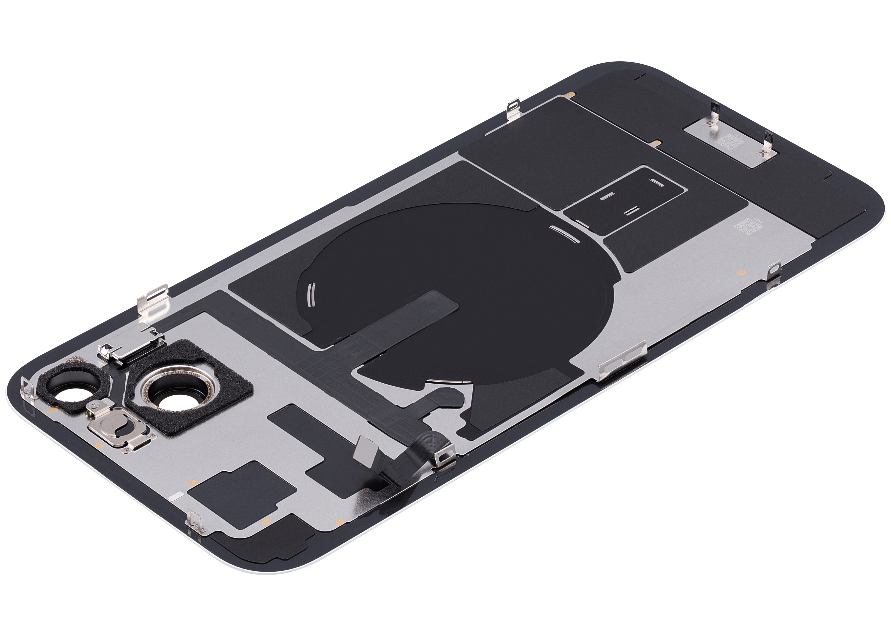 Backcover mit MagSafe Magnet & NFC & Blitz-Flexkabel für iPhone 15 Plus (gebrauchter OEM-Ausbau, Qualität A) (Grün)