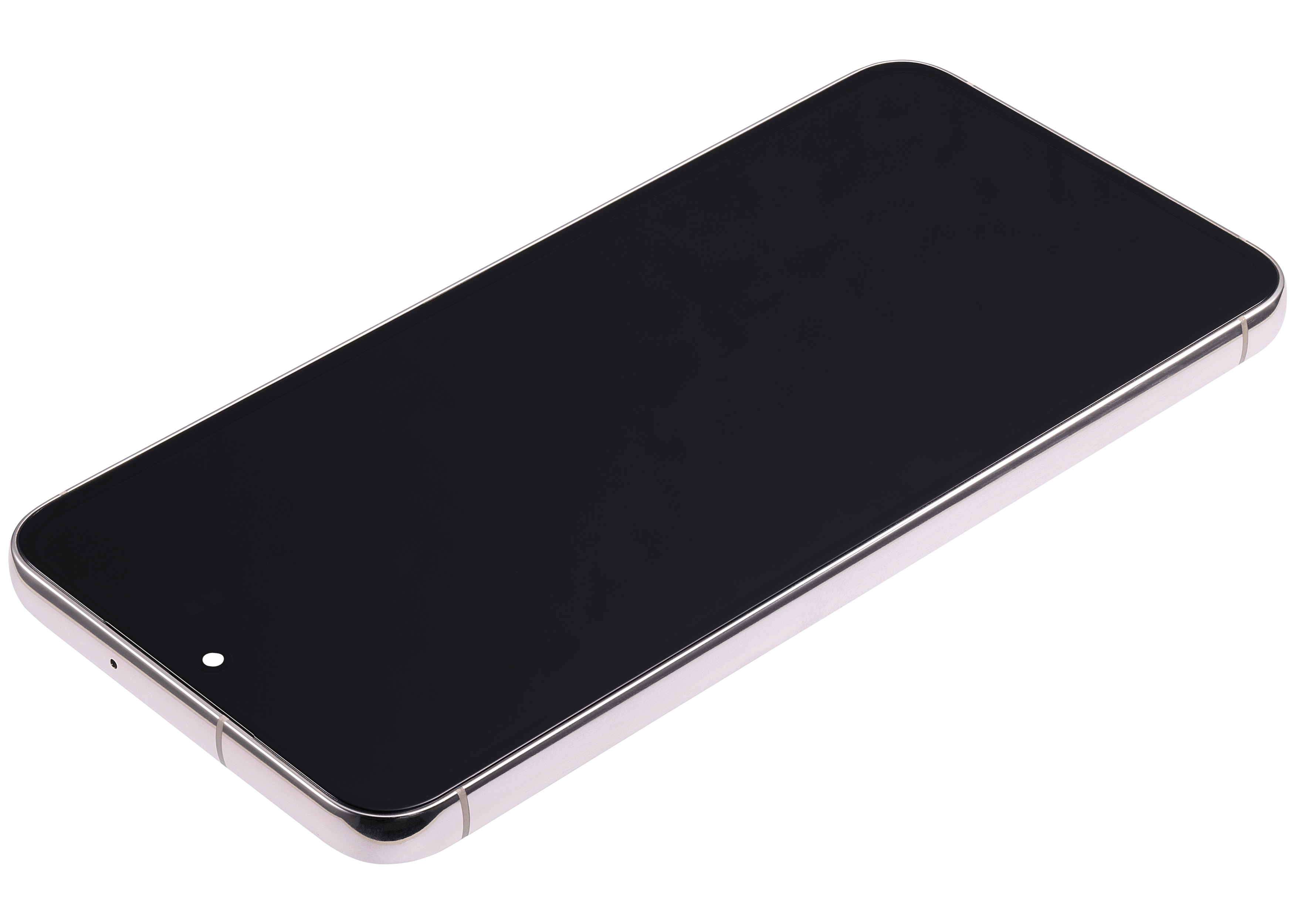 OLED-Display mit Rahmen für Samsung Galaxy S23 Plus (US & International) (Aftermarket Plus) (120Hz) (Cream)