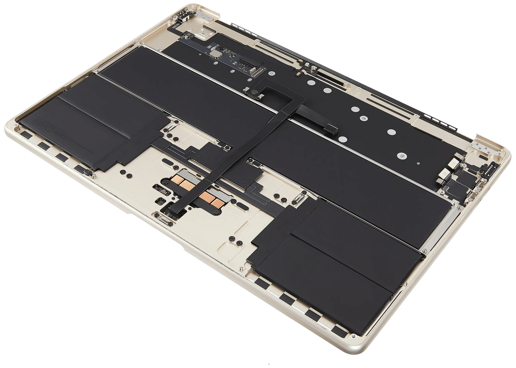 Topcase mit Akku & Tastatur für MacBook Air 15" A3114, US, gebrauchter OEM-Ausba