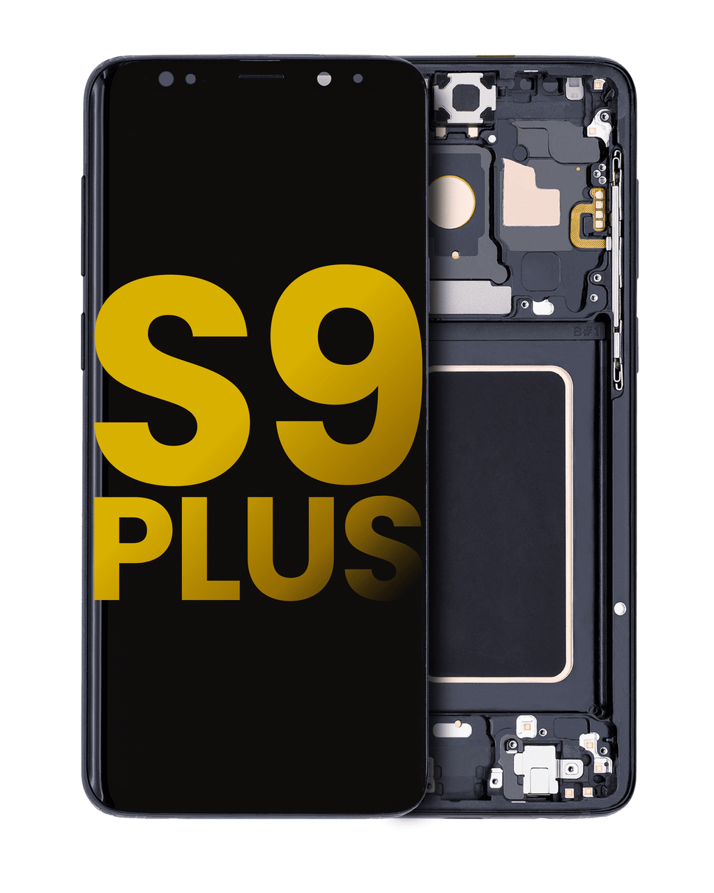 OLED Display with Frame for Samsung Galaxy S9 Plus (Refurbished, Midnight Black)