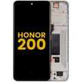 OLED-Display mit Rahmen für Honor 200 (Refurbished) (Coral Pink)