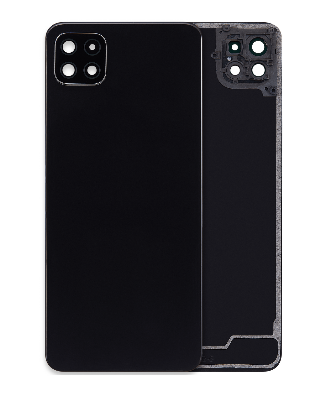 Back cover with camera lens for Samsung Galaxy A22 5G (A226 / 2021) (Aftermarket Plus) (Black)