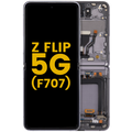 Innen-OLED-Modul m. Rahmen Samsung Galaxy Z Flip 5G Refurbished Mirror Black