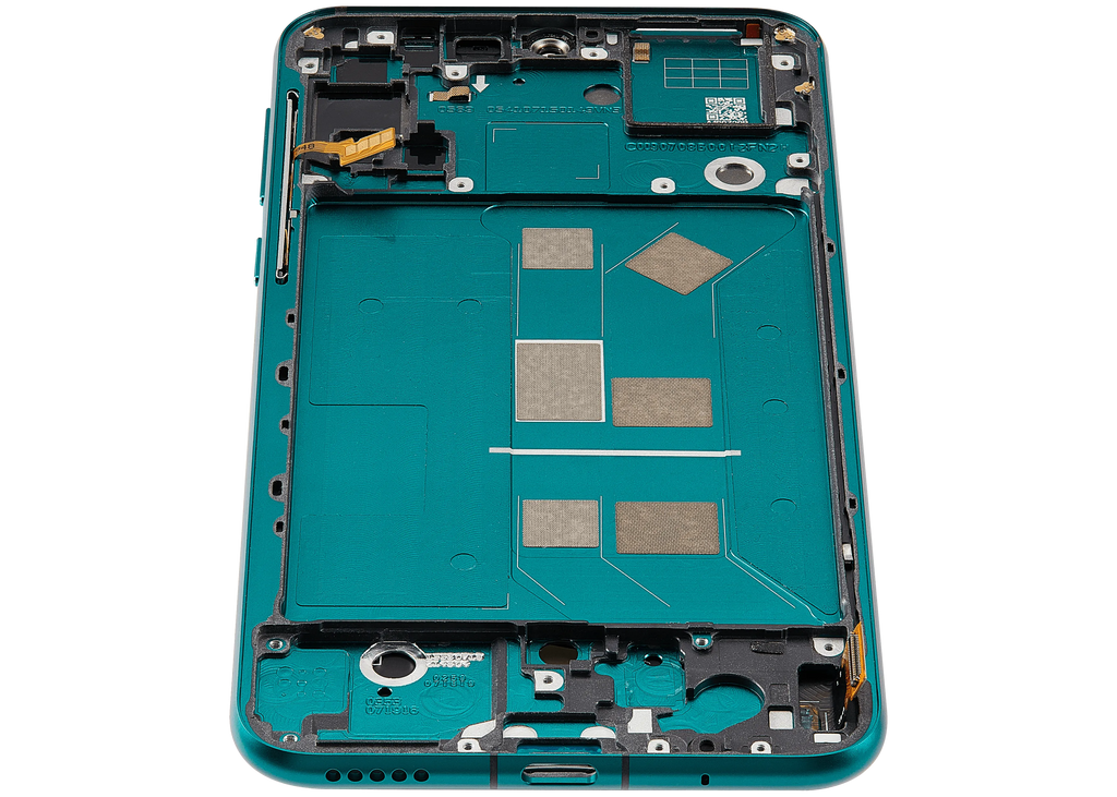OLED-Display mit Rahmen für Huawei Nova 5 (2019) / Nova 5 Pro (2019) (Refurbished) (Grün)