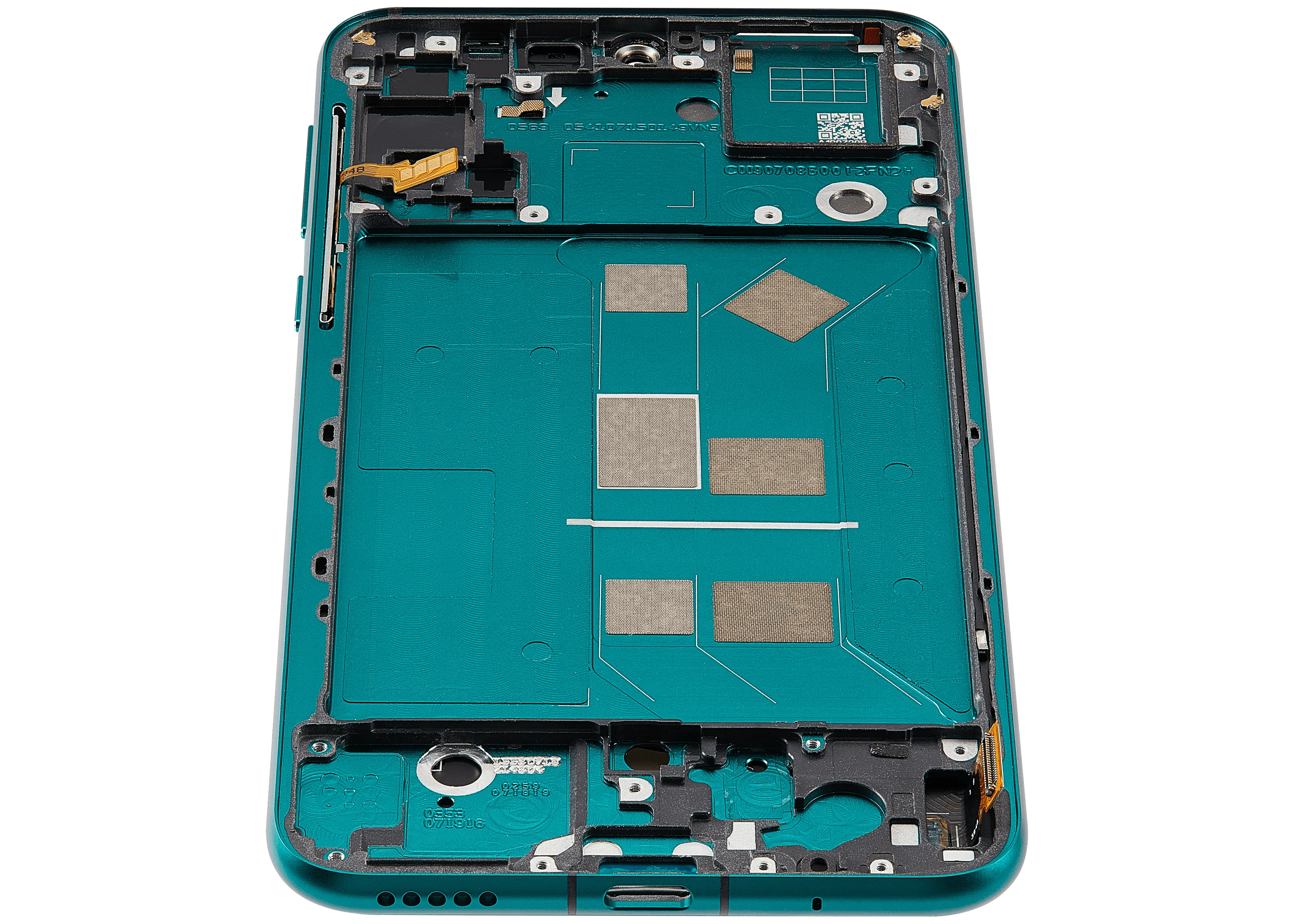 OLED-Display mit Rahmen für Huawei Nova 5 (2019) / Nova 5 Pro (2019) (Refurbished) (Grün)