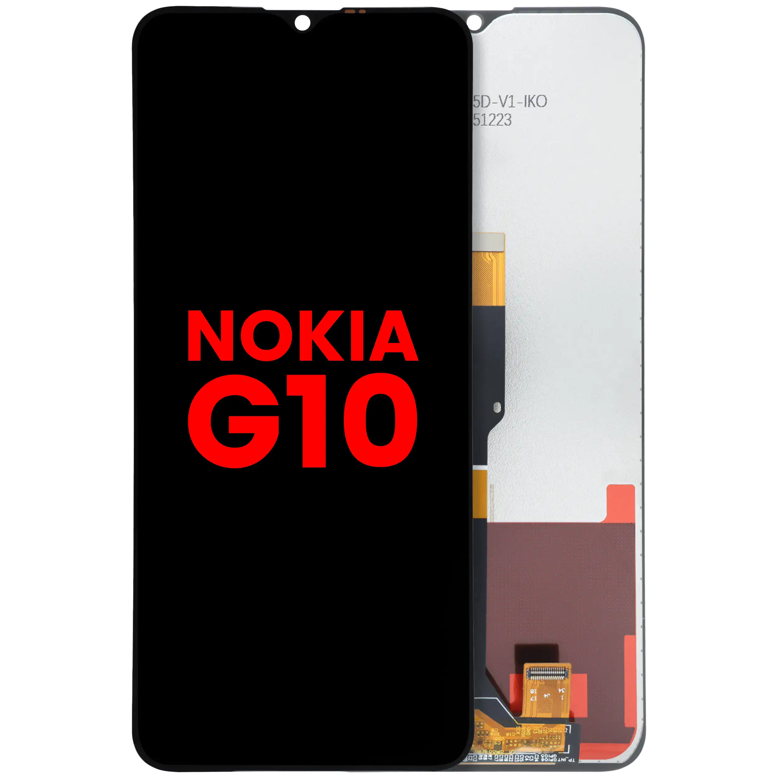LCD-Display ohne Rahmen für Nokia C32 (Refurbished)
