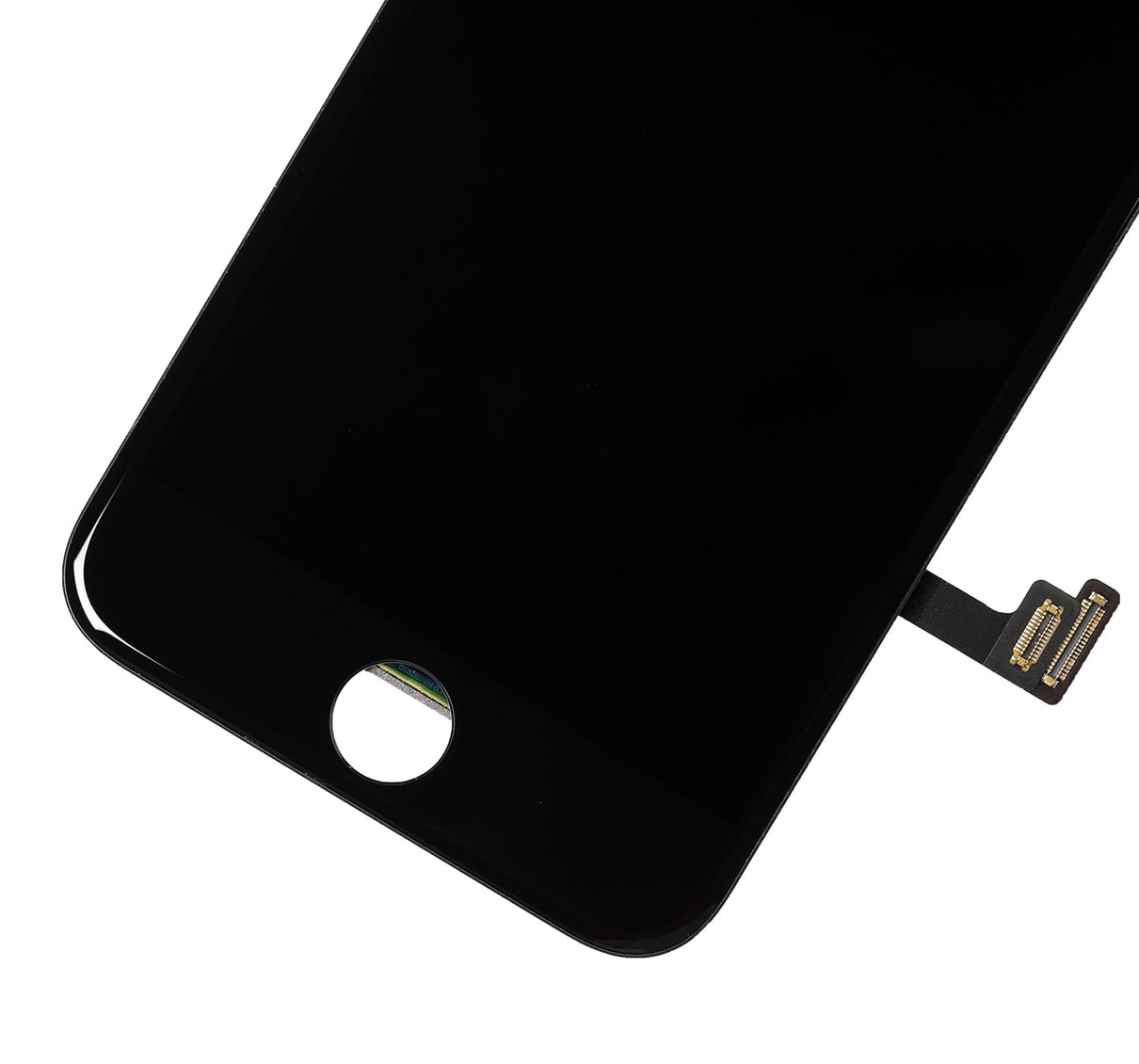 Complete LCD-Display mit Stahlplatte für iPhone 8 Plus (mit Front Camera: Prox Sensor & Ear Speaker) (Aftermarket Plus Quality: XO6) (Schwarz)