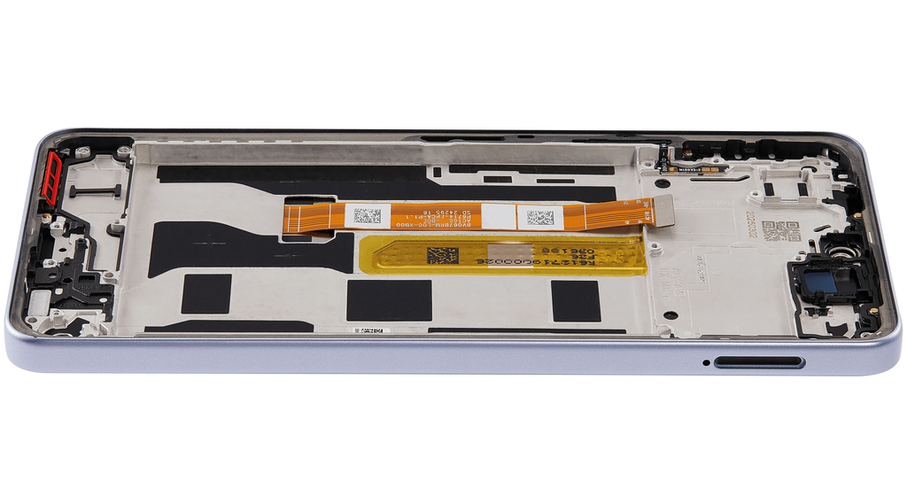 LCD-Display mit Rahmen Compatible für OPPO A5 Pro 5G (Refurbished) (Feather Blue)