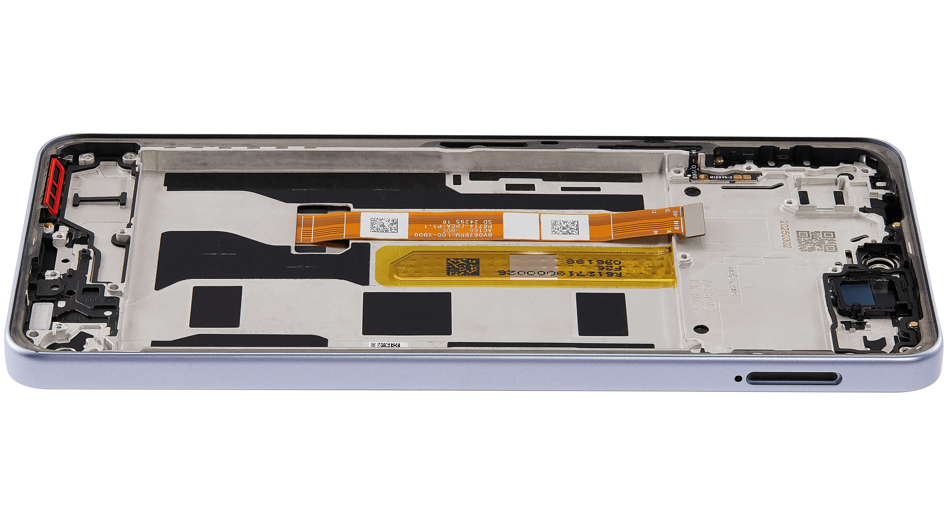 LCD-Display mit Rahmen Compatible für OPPO A5 Pro 5G (Refurbished) (Feather Blue)