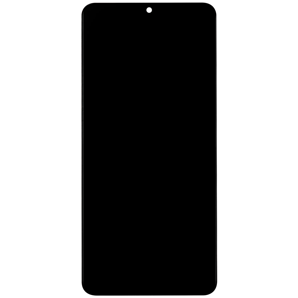 LCD-Display mit Rahmen für Samsung Galaxy A06 (A065 / 2024) (Aftermarket Plus) (Alle Farben)