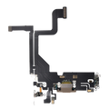 Ladebuchse-Flexkabel für iPhone 13 Pro (Aftermarket Plus) (Gold)
