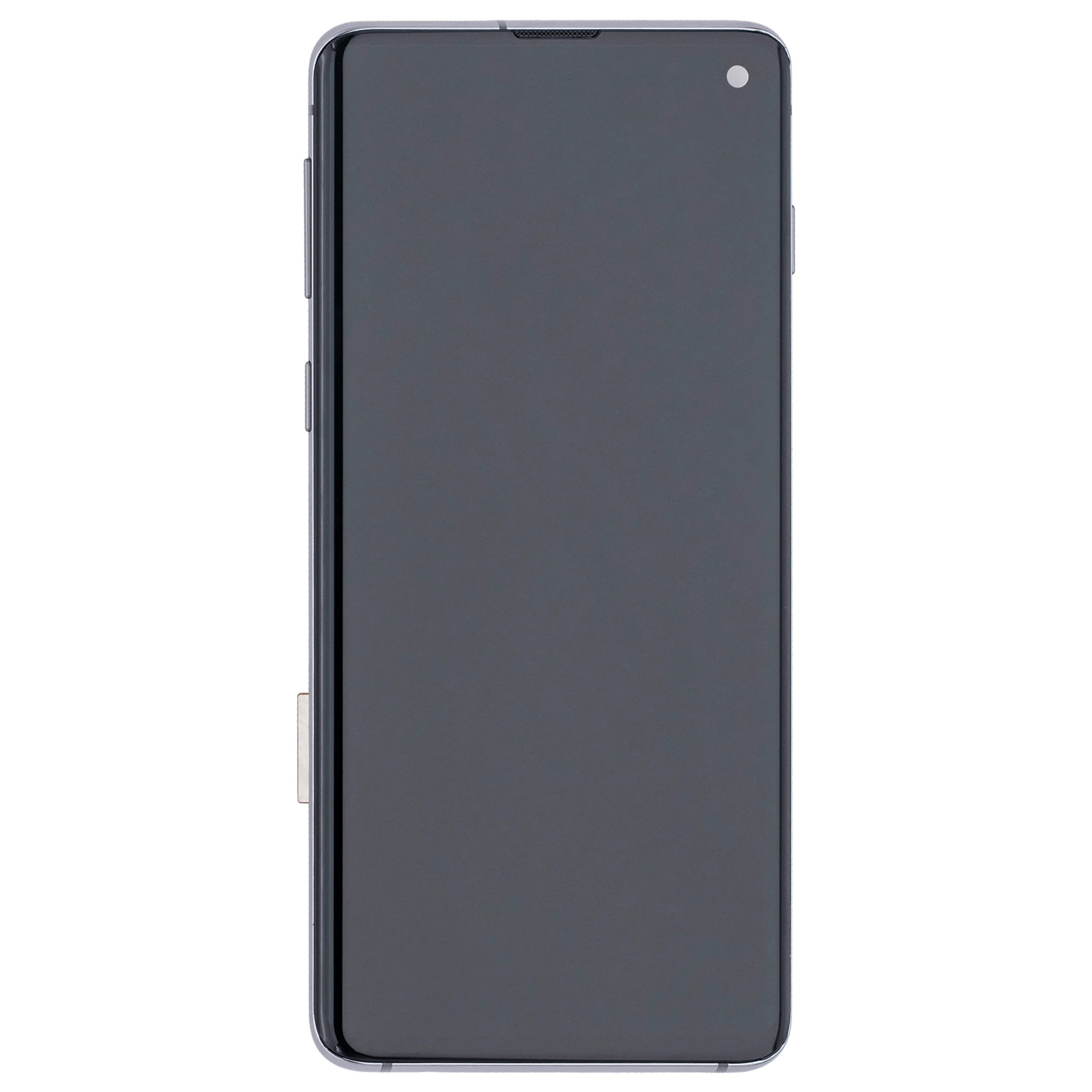 OLED-Display mit Rahmen für Samsung Galaxy S10 (Aftermarket Plus) (Prism / Ceramic Black)