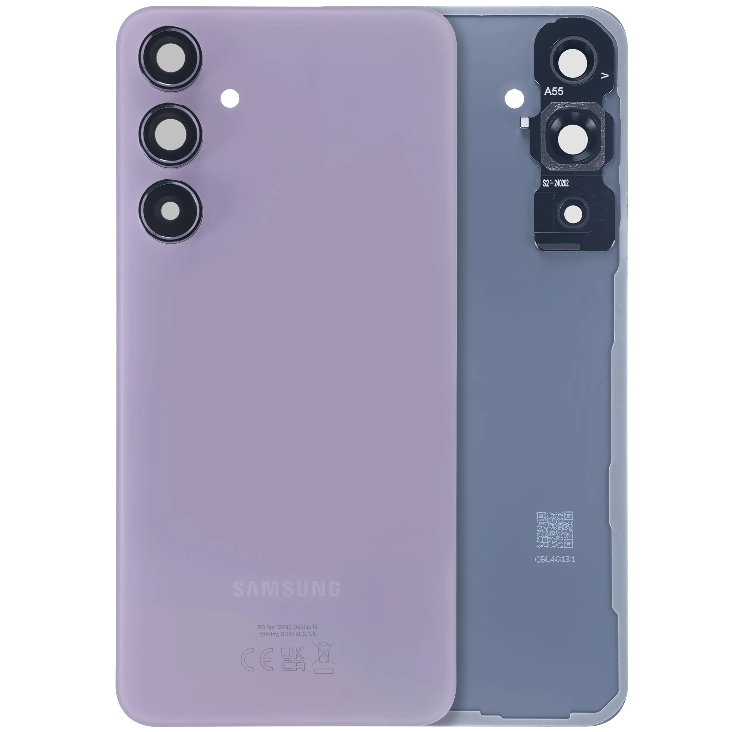 Backcover Glass für Samsung Galaxy A55 5G (A556 / 2024) (Service Pack) (Lilac)