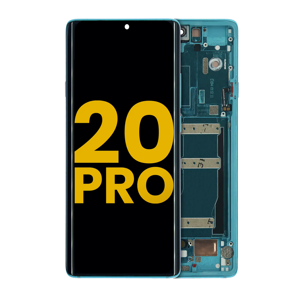 OLED-Display mit Rahmen für TCL 20 Pro 5G, Refurbished, Marine Blue