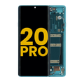 OLED-Display mit Rahmen für TCL 20 Pro 5G, Refurbished, Marine Blue