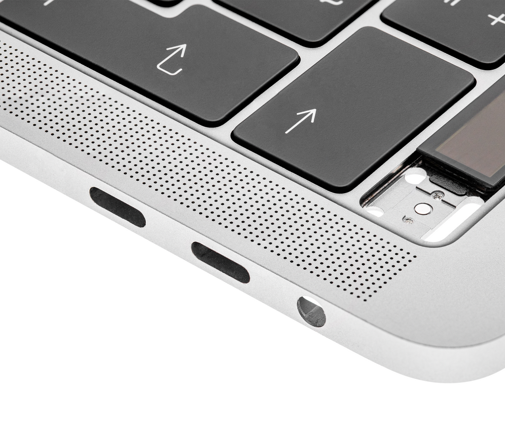 Top Case mit Keyboard (ISO UK) für MacBook Pro 13" A1989 (2018-2019) (gebrauchter OEM-Ausbau, Qualität A) (Space Grau)