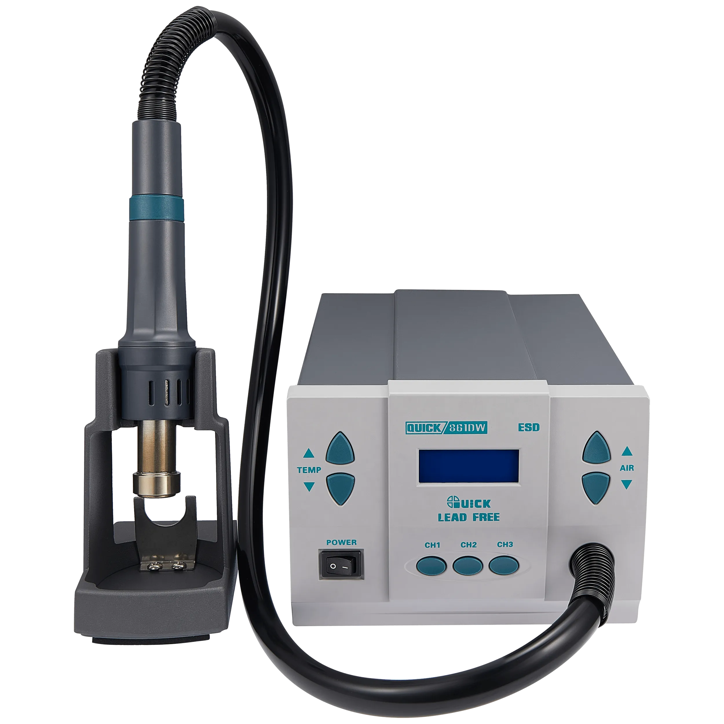 Hot Air Rework Station (Model # 861DW) (Quick) (220V / EU Version)