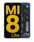 LCD Display with Frame for Xiaomi Mi 8 Lite (Refurbished) (Aurora Blue)