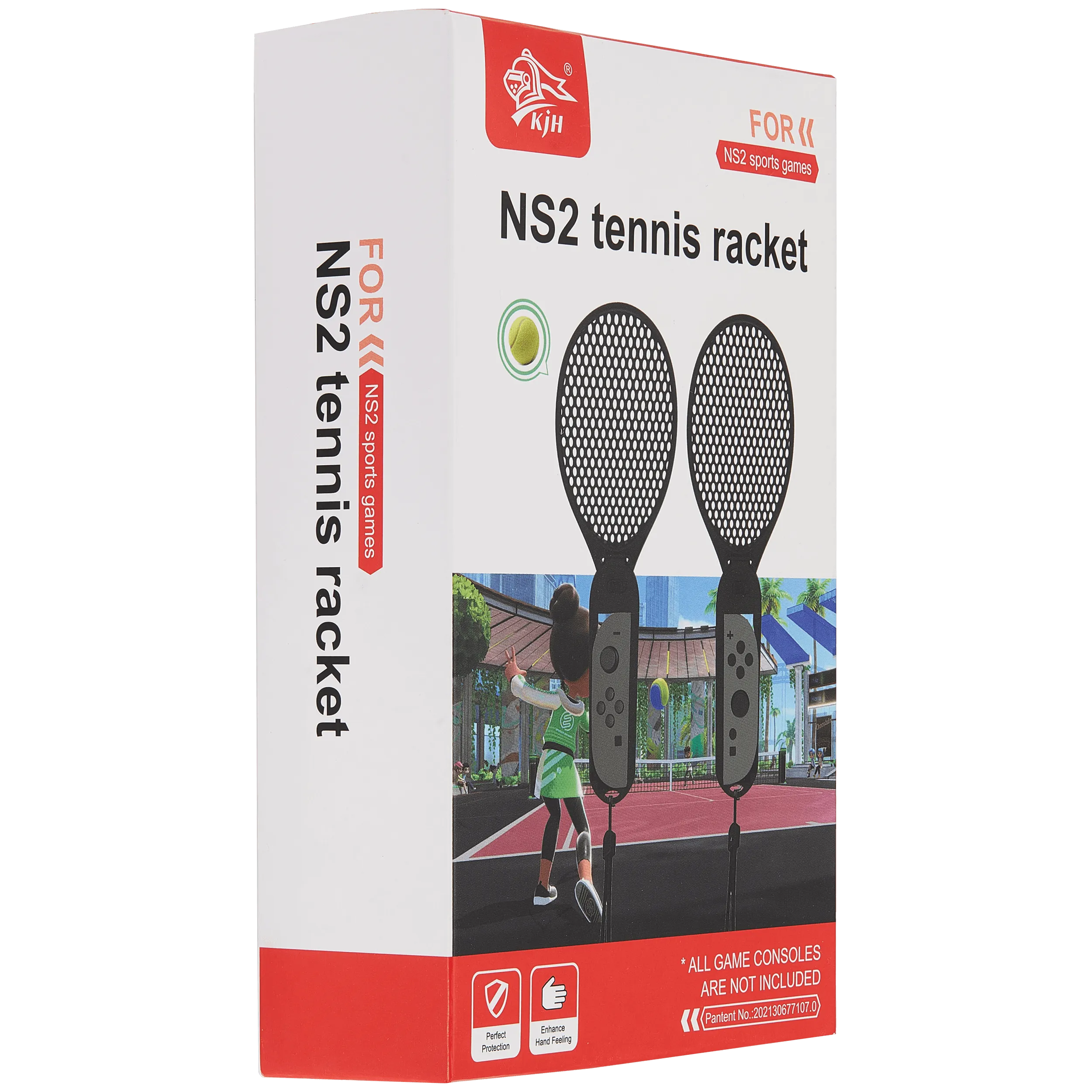 Tennis Racket für Nintendo Switch 2 Joy-Con Controller (Blau) (2 Pack)