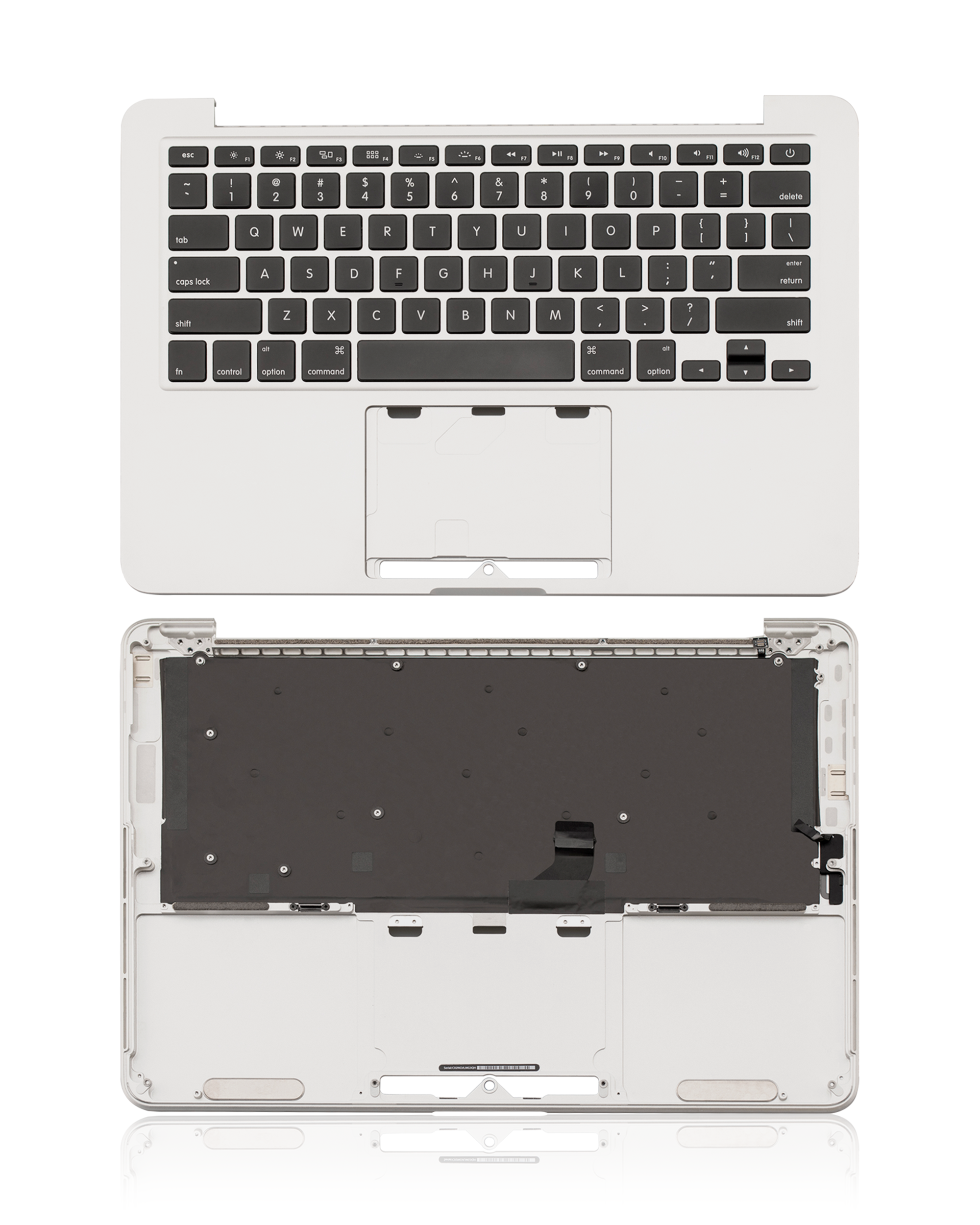 Top Case mit Keyboard (ANSI US) für MacBook Pro 13" A1502 (2013-2014) (gebrauchter OEM-Ausbau, Qualität B/C)