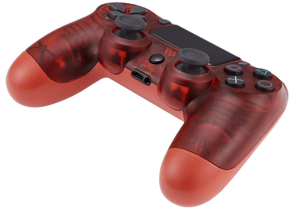 DoubleShock 4 Wired Controller für Playstation 4 (Crystal Red)