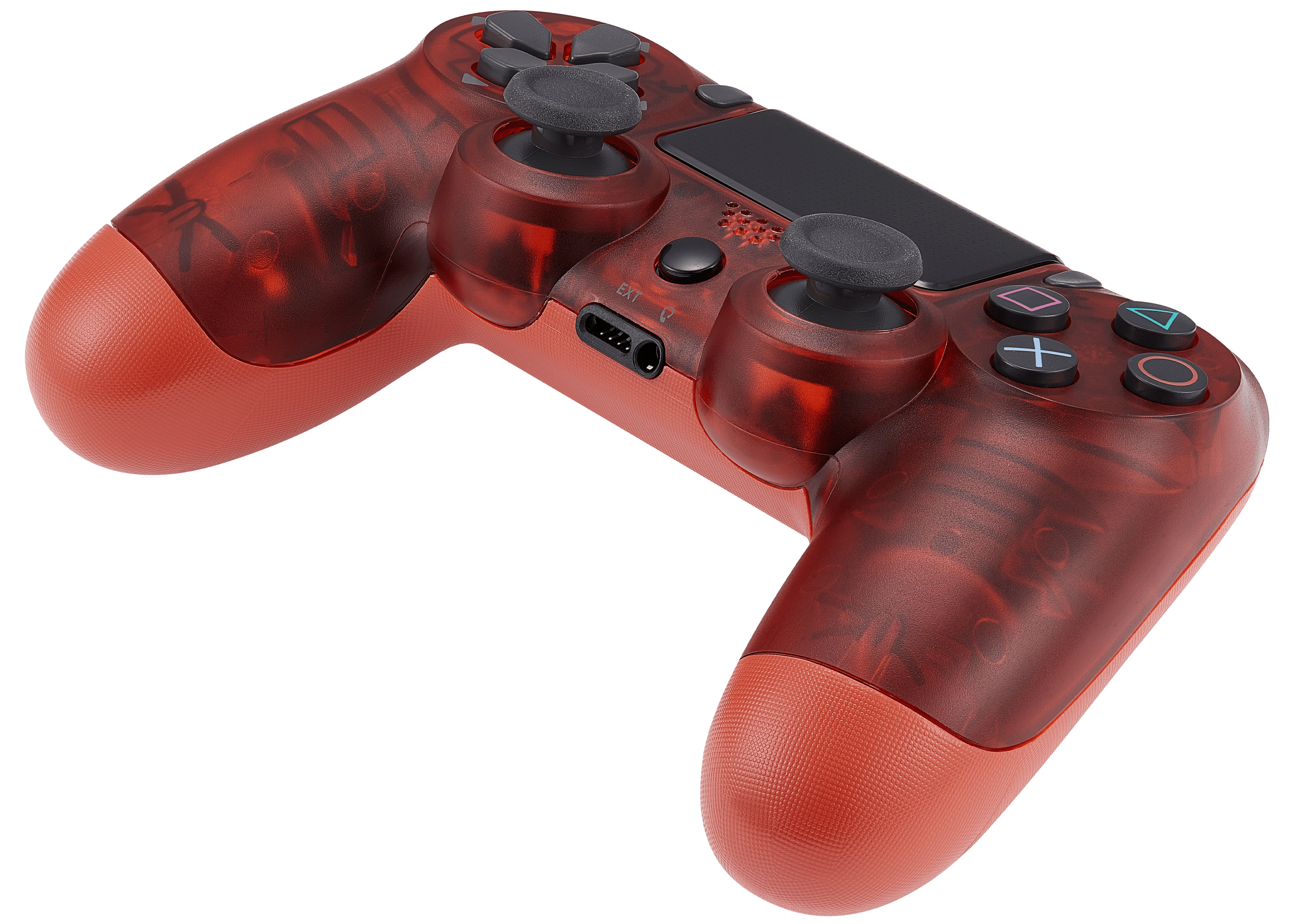 DoubleShock 4 Wired Controller für Playstation 4 (Crystal Red)